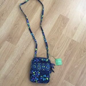 Vera Bradley Mini Hipster-Indigo Pop